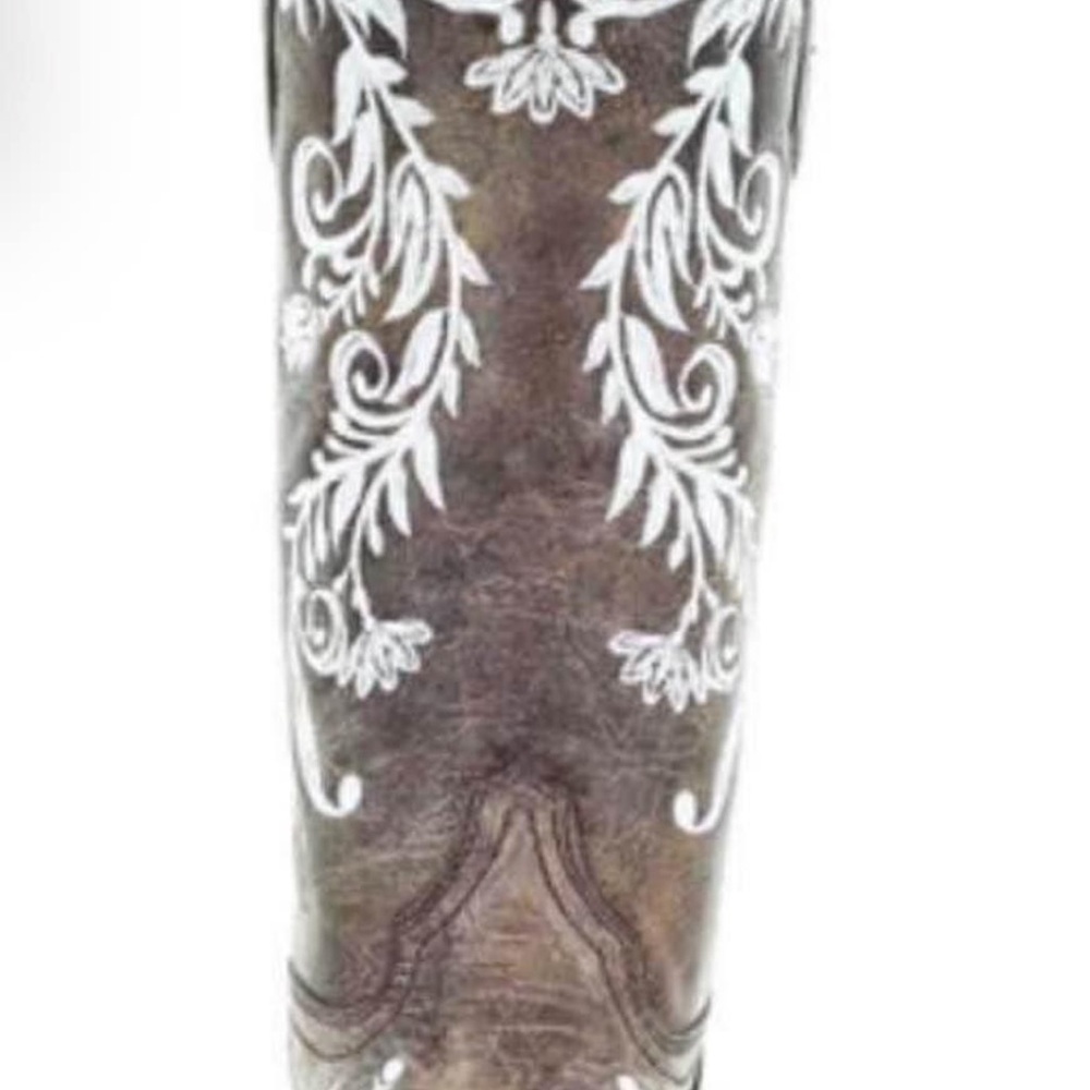 Corral Women's Floral Embroidery Glow in the Dark Western Boots